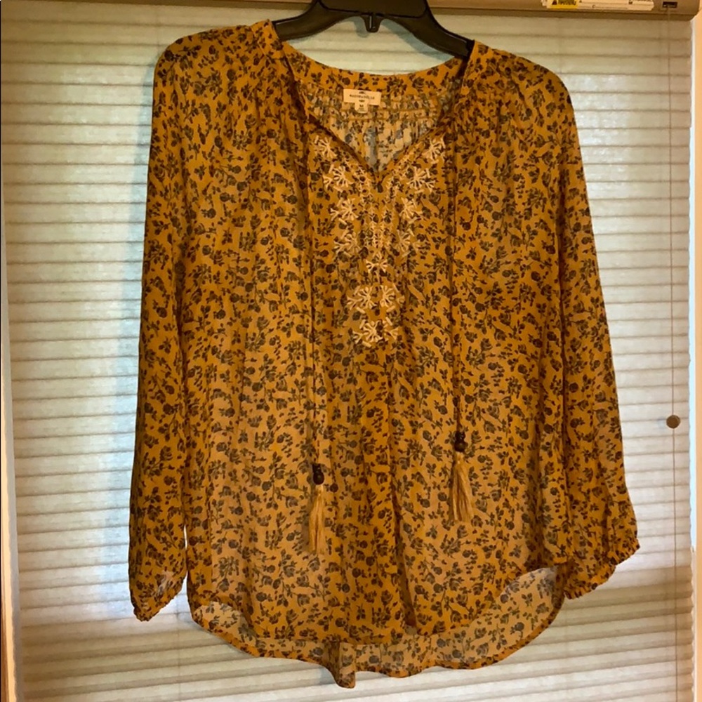 Boho Mason & Belle Floral Top